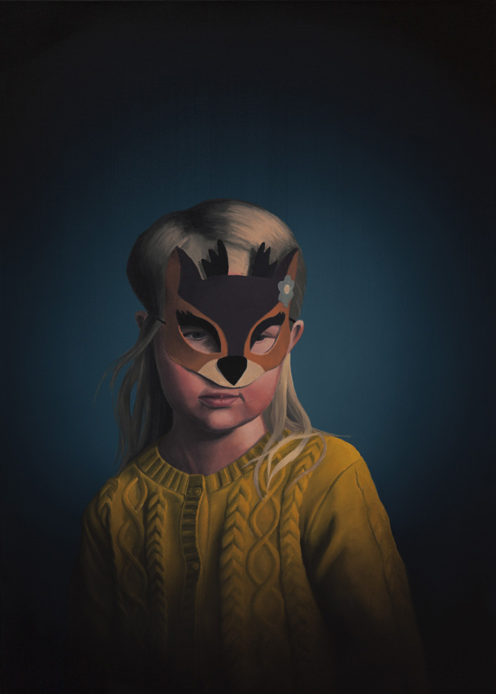 Deer Girl - 2017 - oil on canvas - 70x50cm